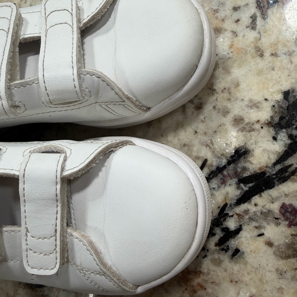 Adidas Girl White Sneakers with Pink Details - Picture 8 of 10